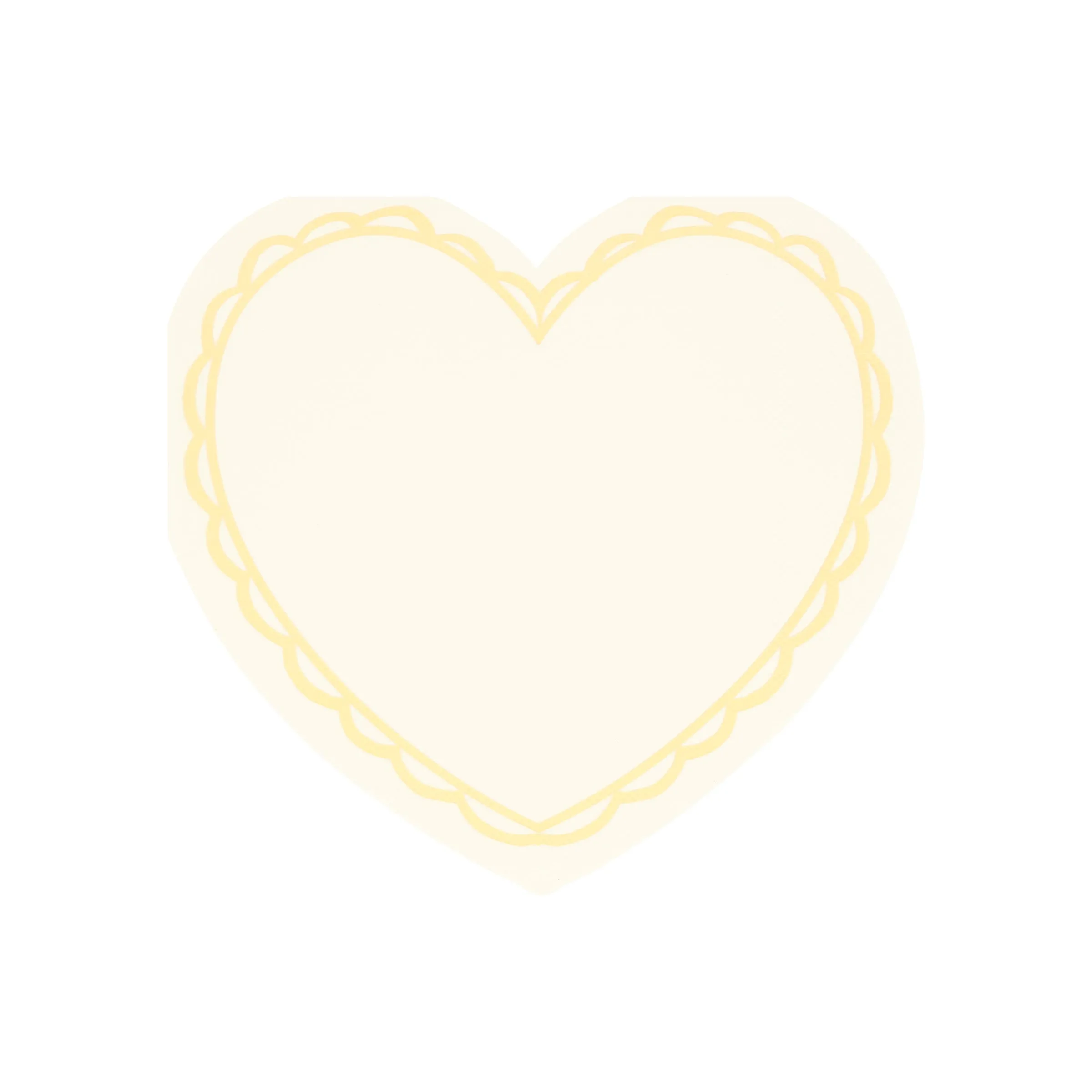 Pastel Heart Large Napkins (x 16)