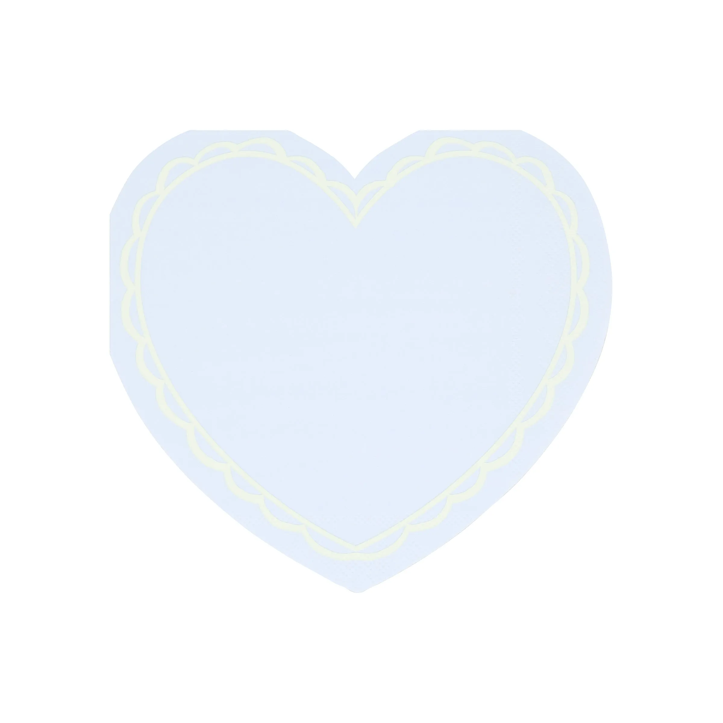 Pastel Heart Large Napkins (x 16)