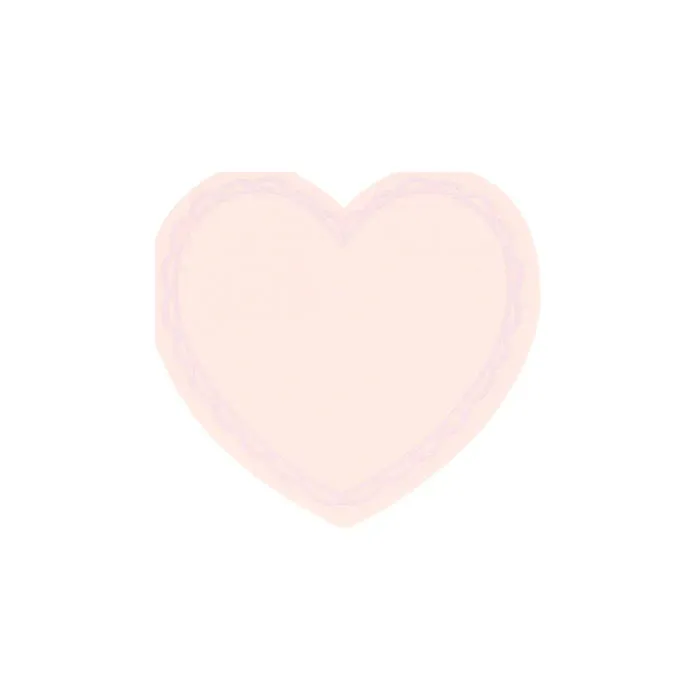 Pastel Heart Small Napkins