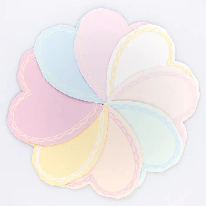 Pastel Heart Small Napkins