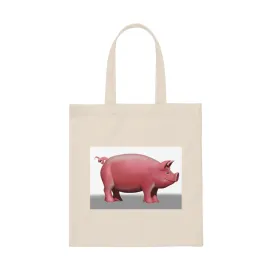 Pig Canvas Tote Bag