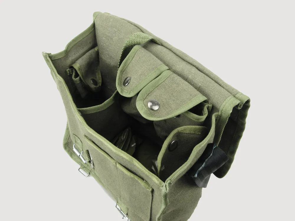 Polish Army Canvas Shoulder Bag - 30 x 27 x 15cm