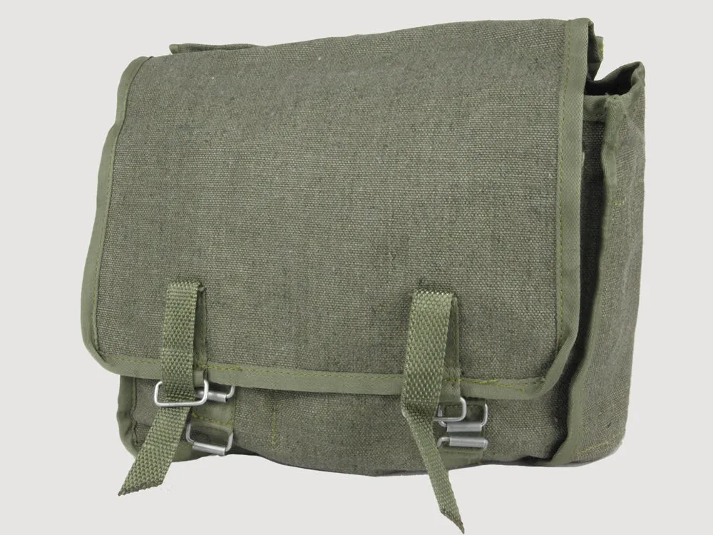 Polish Army Canvas Shoulder Bag - 30 x 27 x 15cm