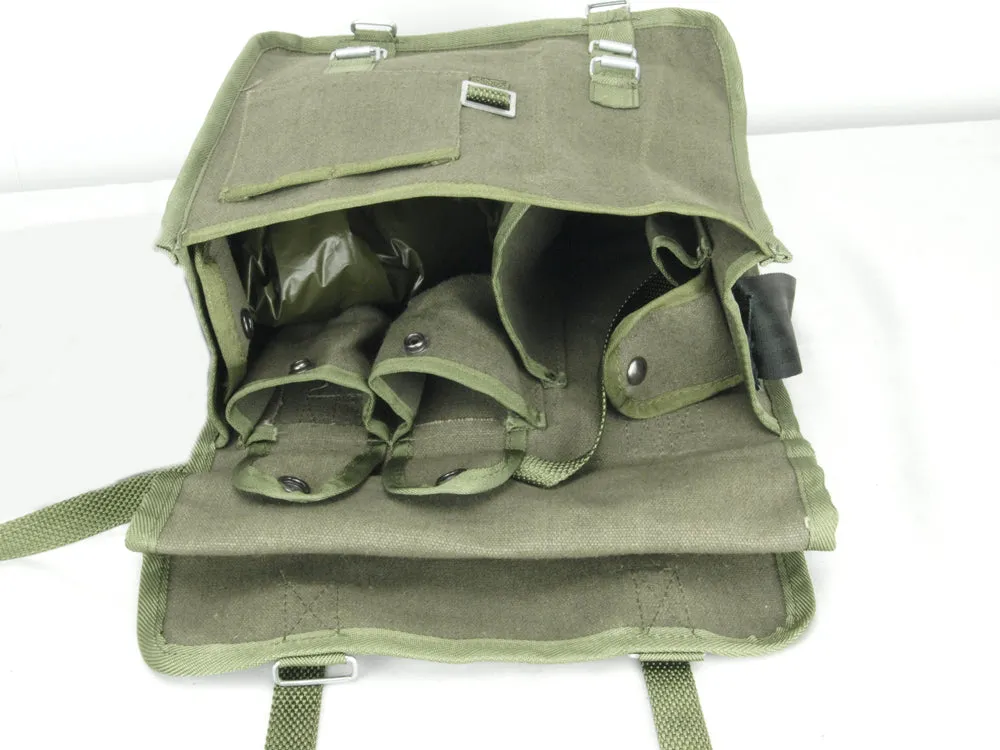 Polish Army Canvas Shoulder Bag - 30 x 27 x 15cm