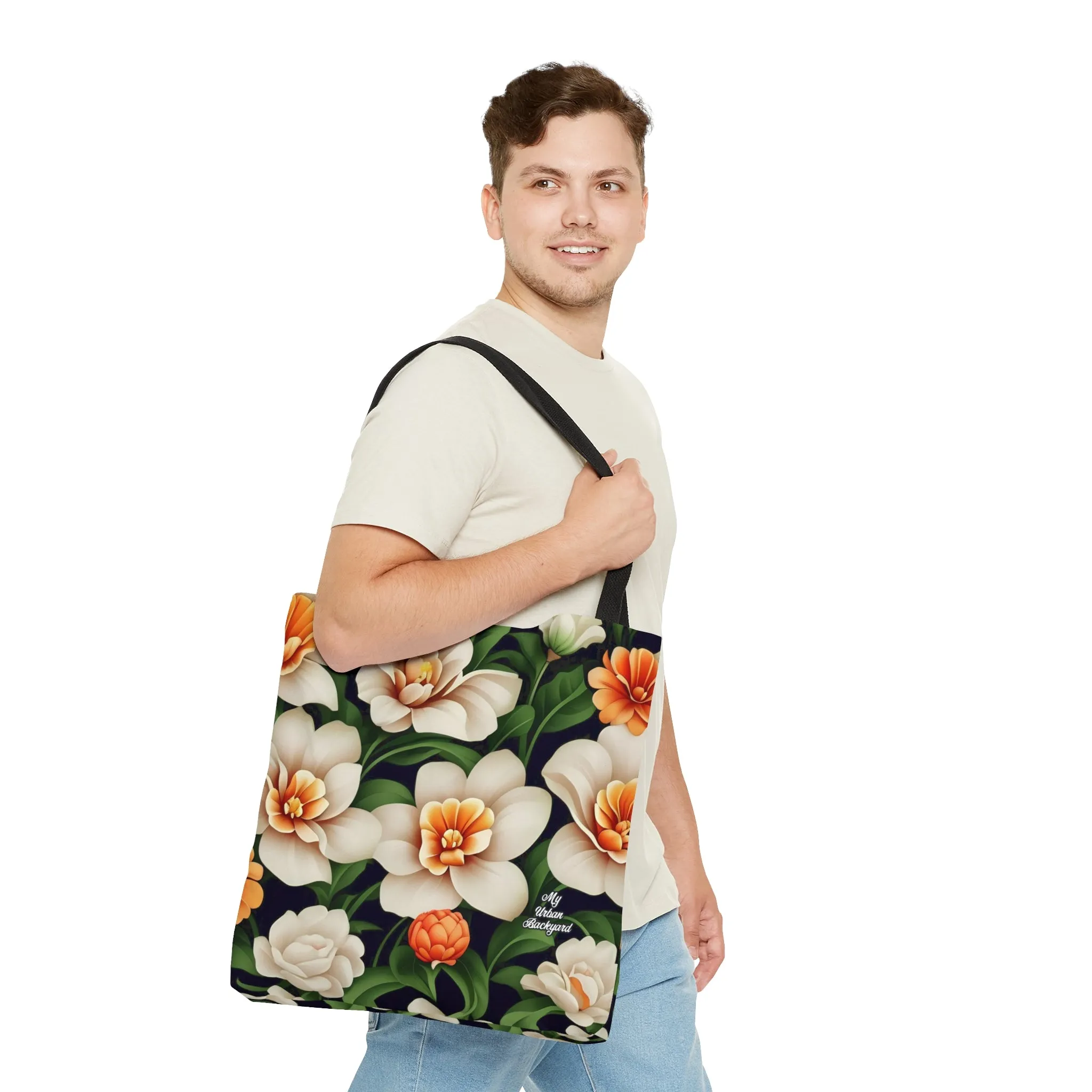 Pretty Flowers, Tote Bag for Everyday Use - Durable and Functional