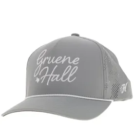 "Gruene Hall" Hat Grey w/White Logo