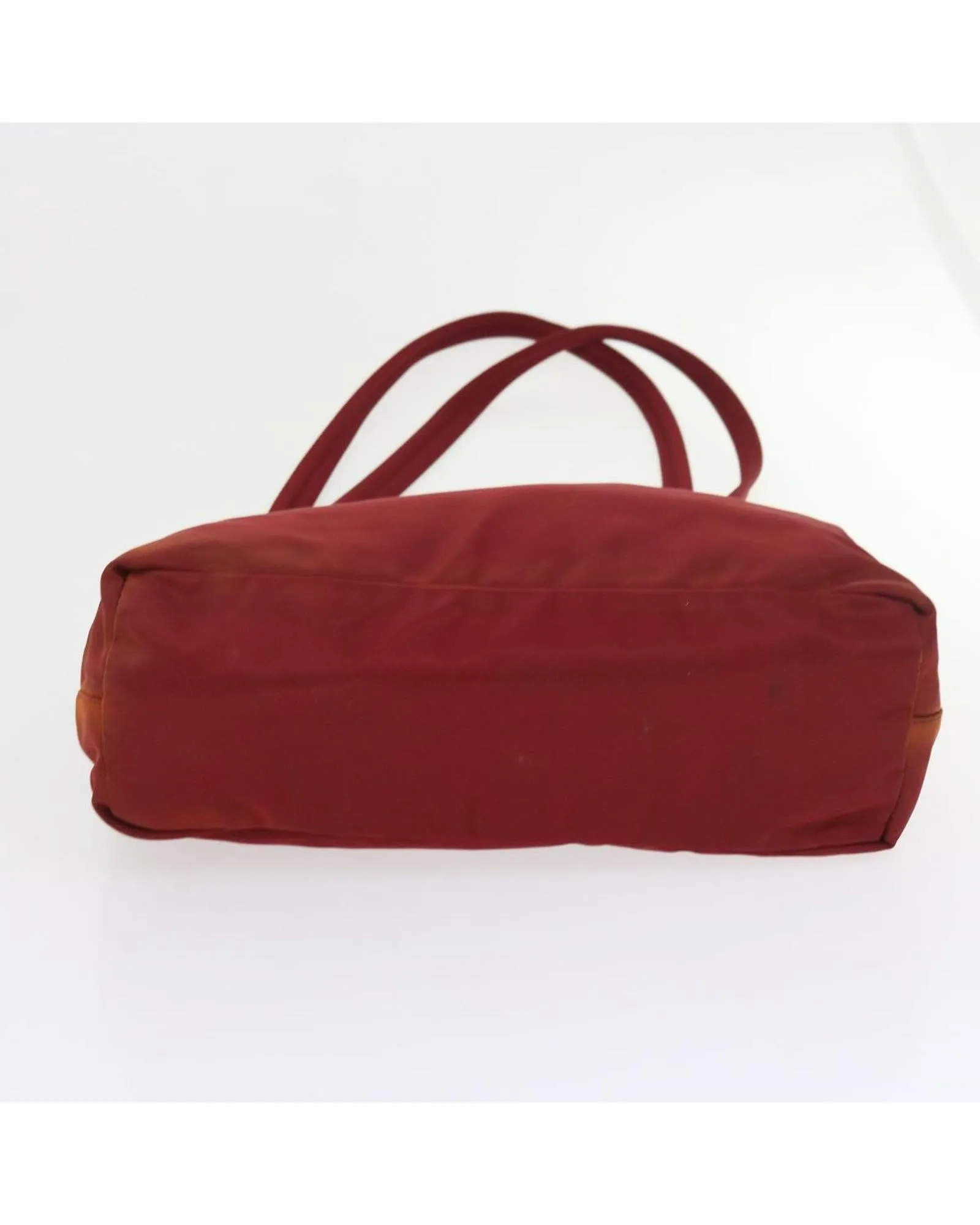 Red Nylon Hand Bag