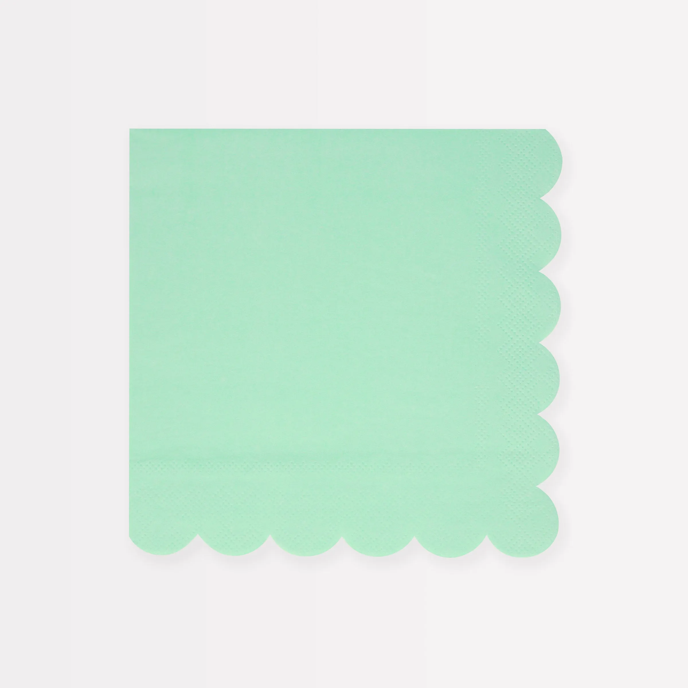 Sea Foam Green Large Napkins (x 16)