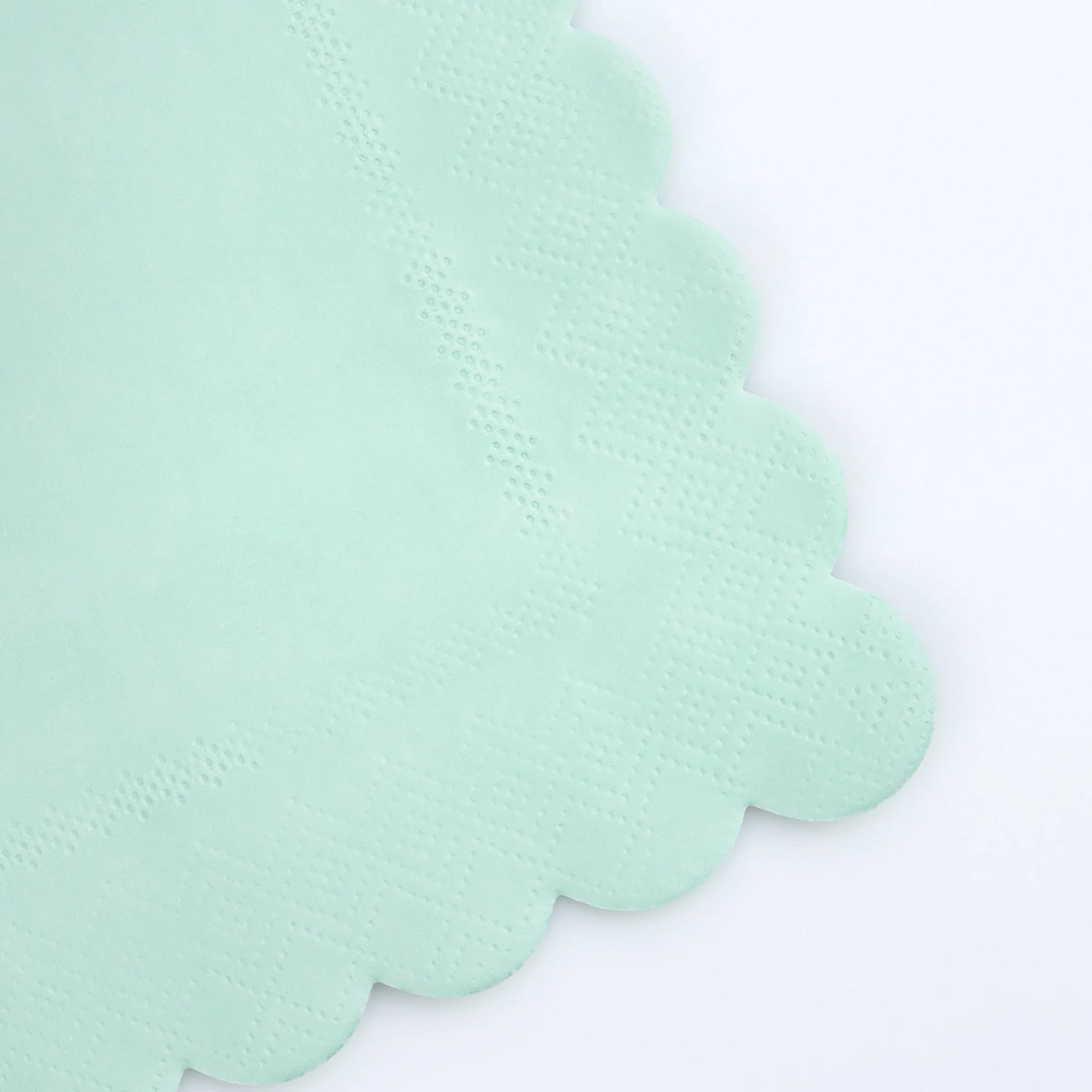 Sea Foam Green Large Napkins (x 16)