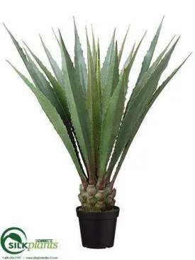 Silk Plants Direct Agave - Green - Pack of 2