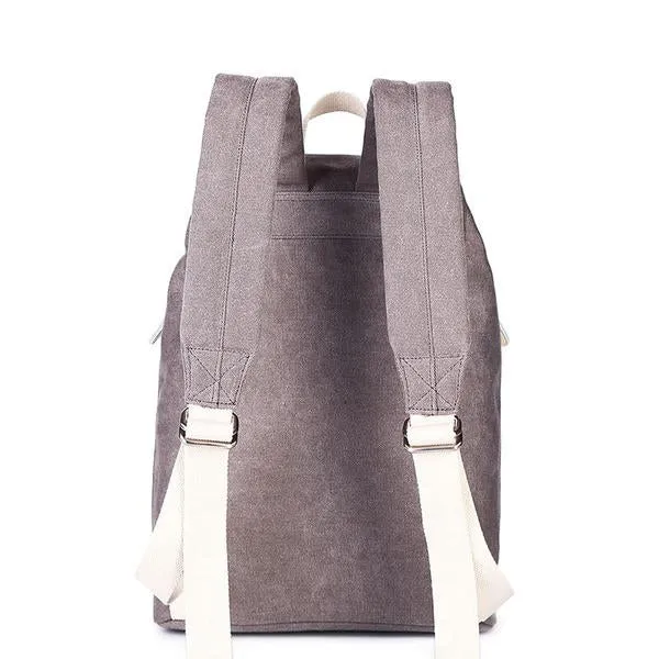 Simple Lightweight Canvas Backpack