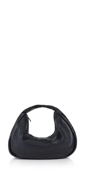 Soft Bon Bon Bag Black Leather