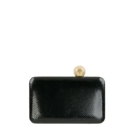 SONDRA ROBERTS - Box Clutch w Asymmetric Ball