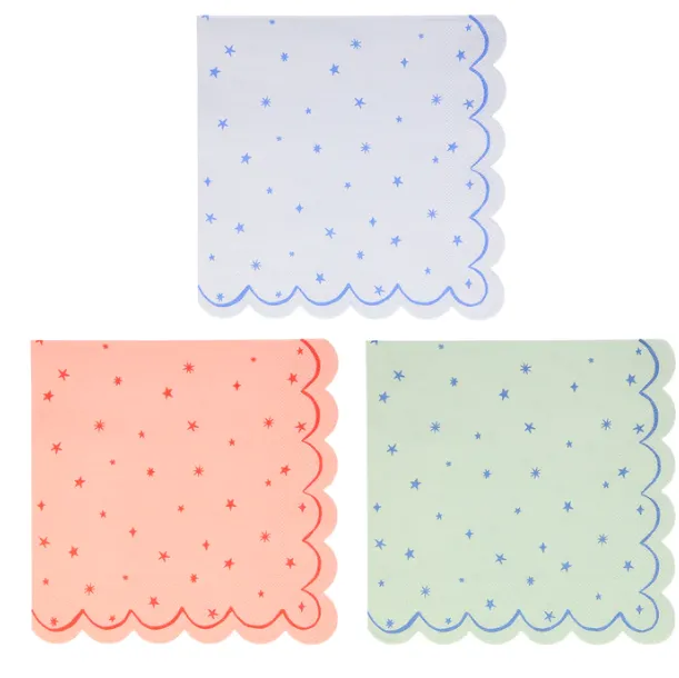 Star Pattern Large Napkins