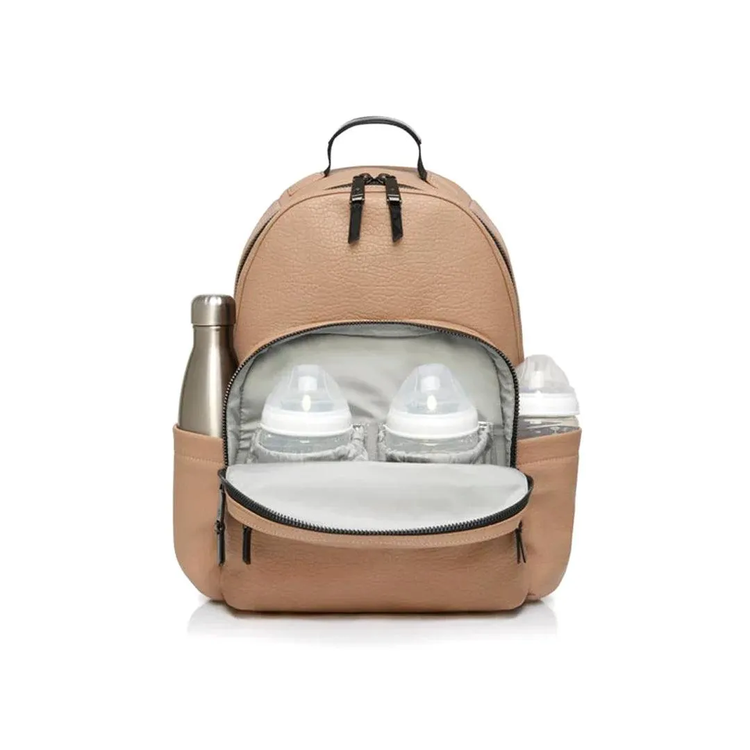 Tiba   Marl Elwood Twin Changing Backpack - Taupe