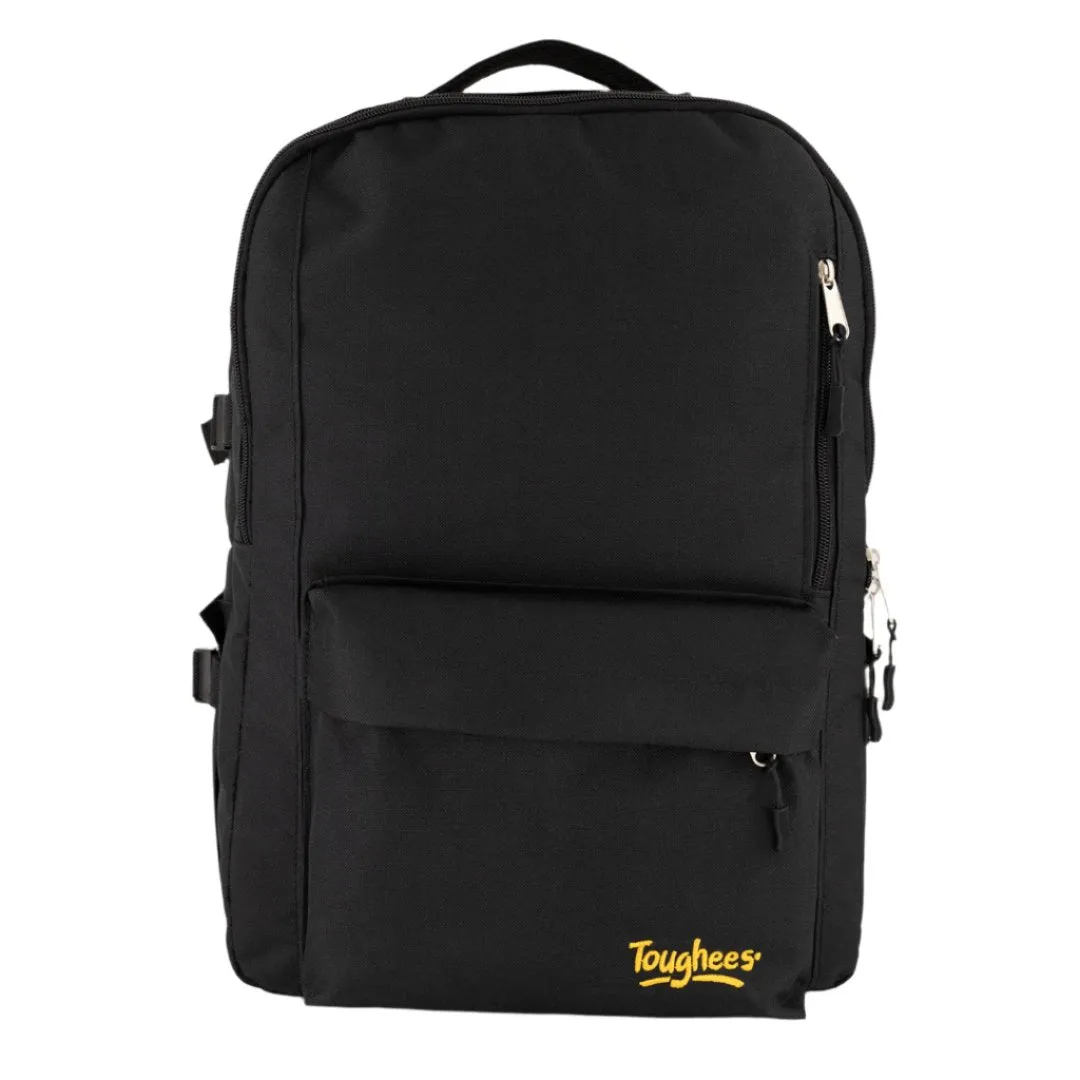 Toughees Senior Black Basic Backpack