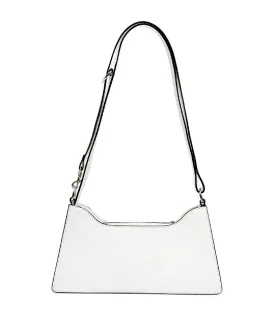 Trapezium Convertible Shoulder Bag White