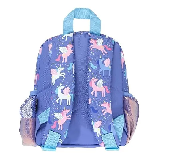 Unicorn Design Backpack with Front Pocket for Kids