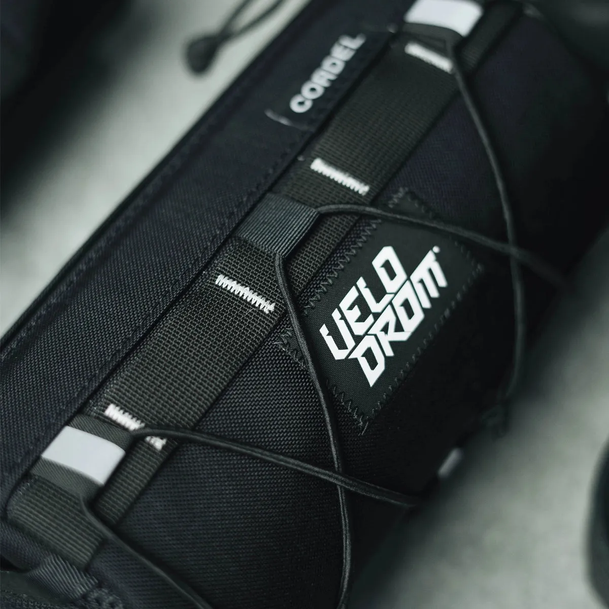 VELODROM by Cordel Durum Handlebar Bag - Heavy Graphic Black