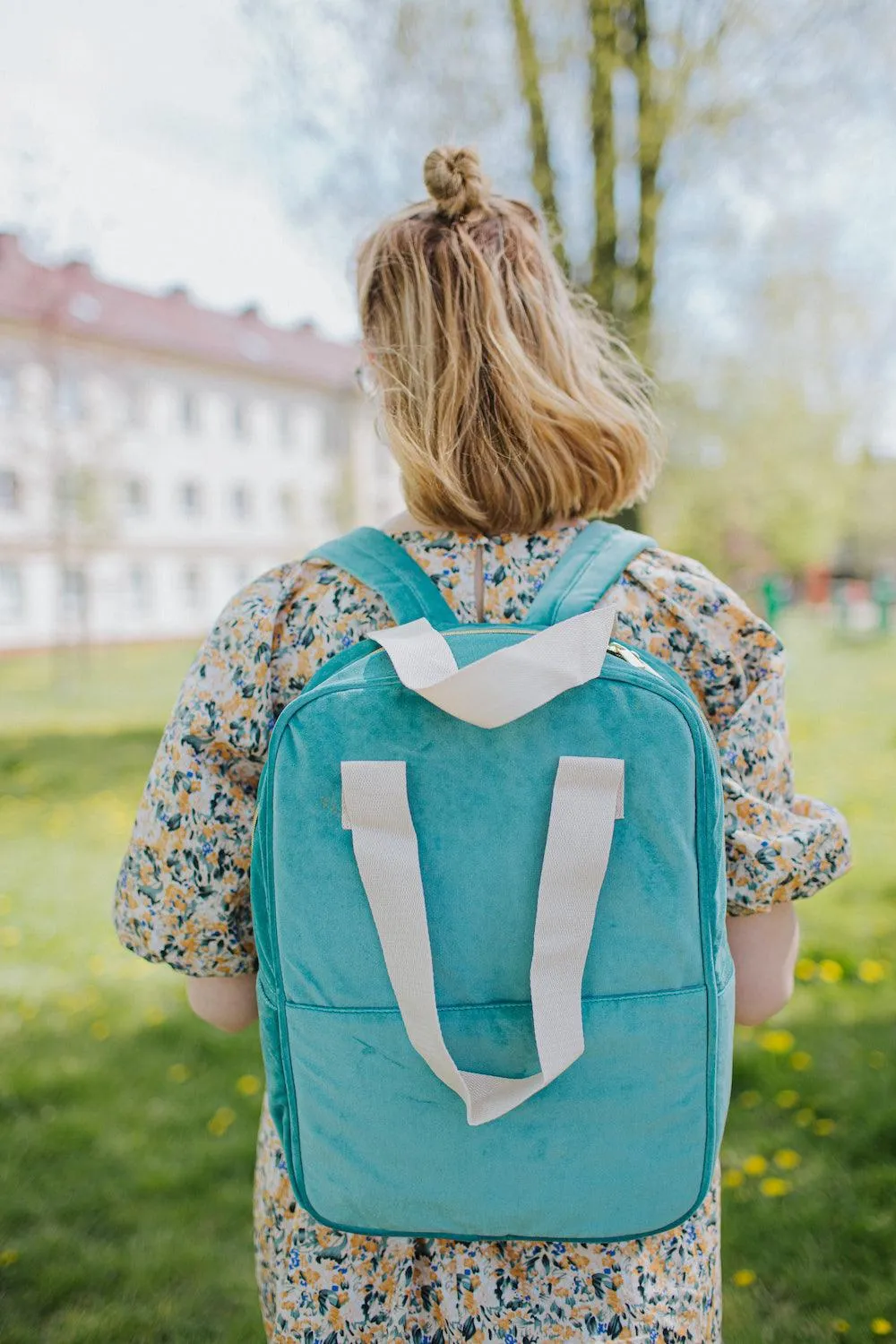 Velvet Backpack BAKKU mint | Velvet School Backpack