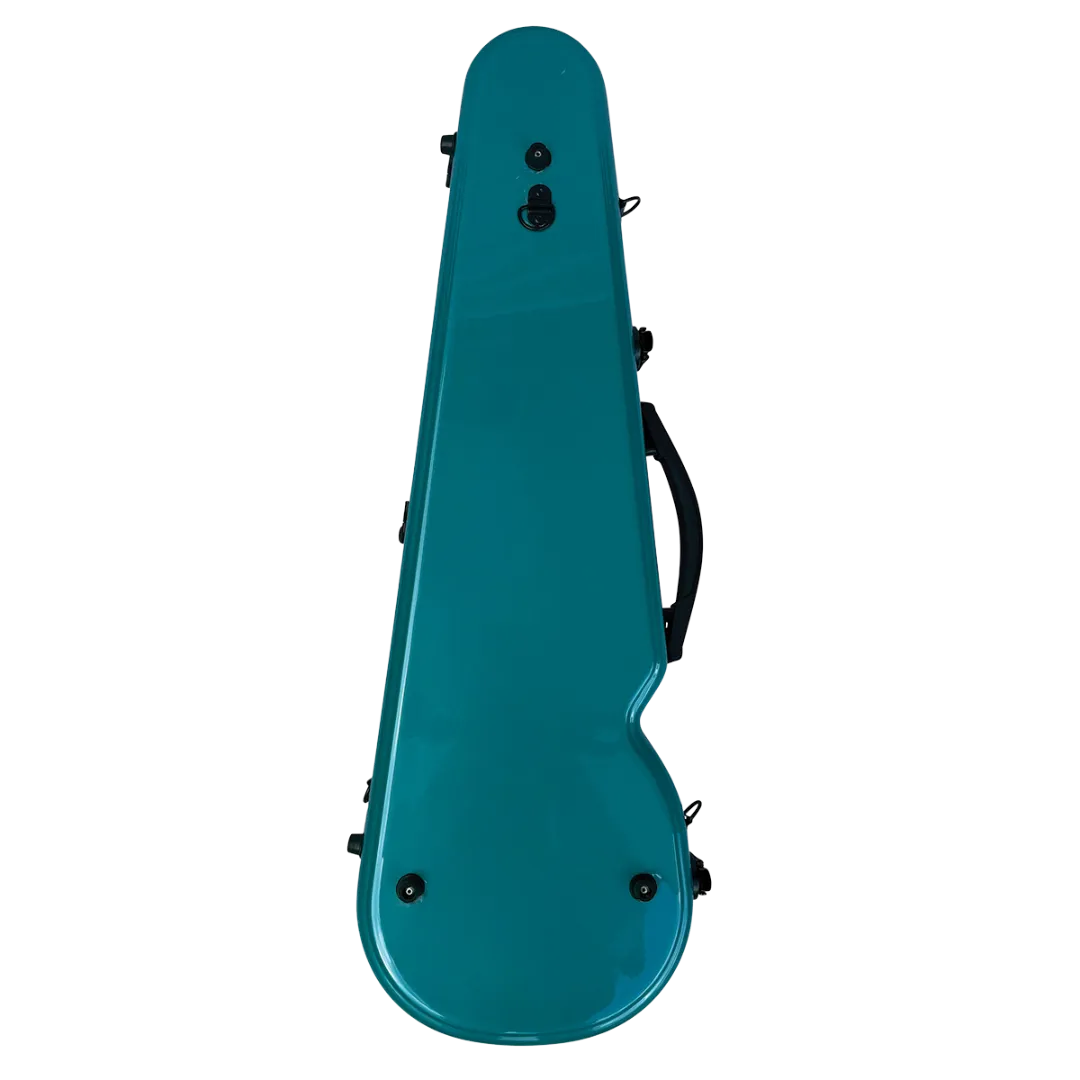 Vivo Polycarbonate Shaped Violin Case 3/4 Teal Green