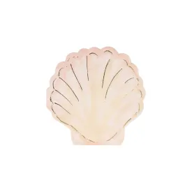 Watercolour Clam Shell Napkins (x 16)