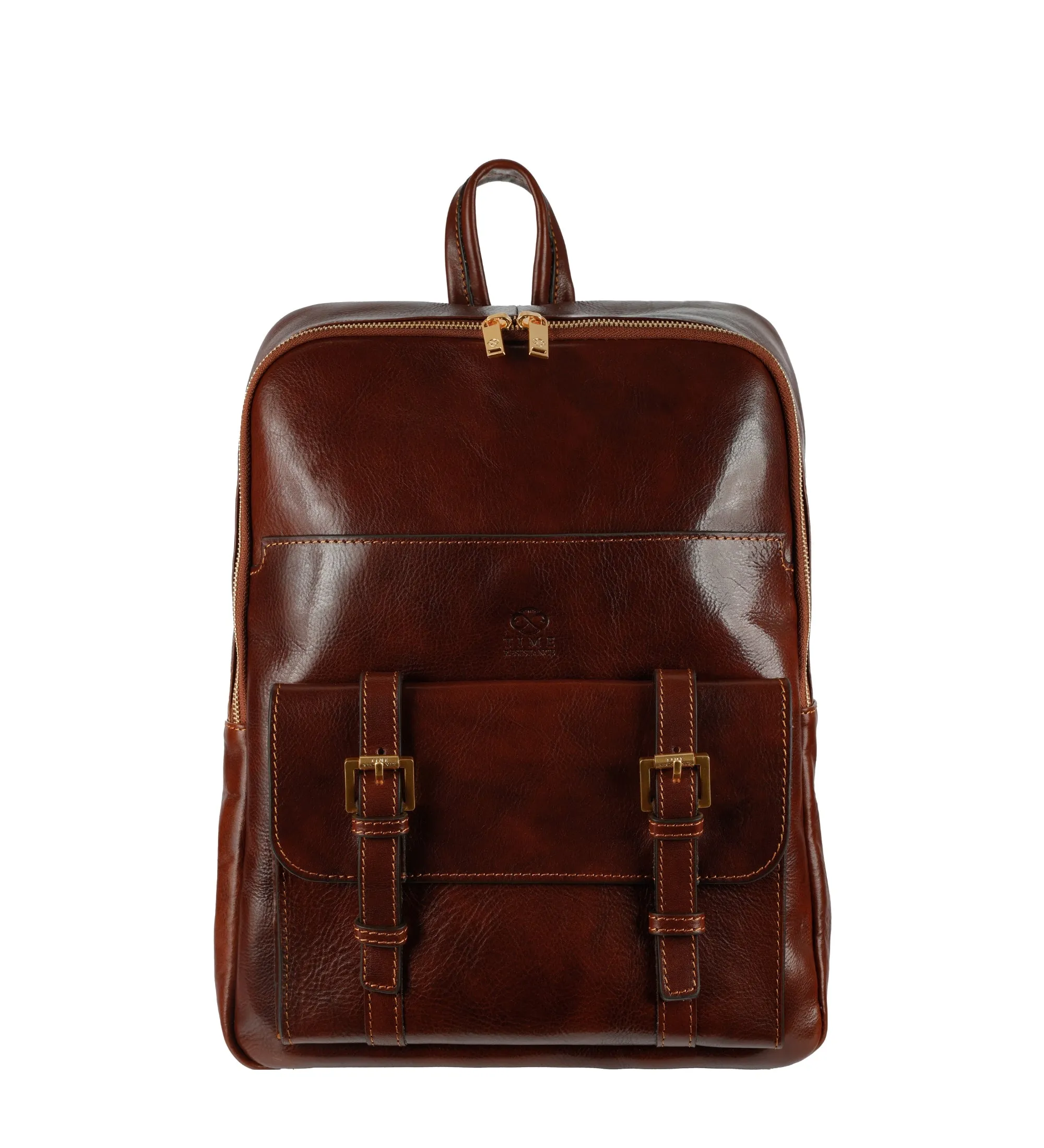 Womens Leather Backpack Travel Bag - The Divine Comedy