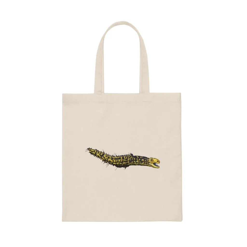 Yellow Eel Canvas Tote Bag